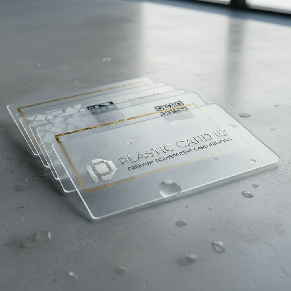 Clear Plastic Business Cards from Plastic Card ID