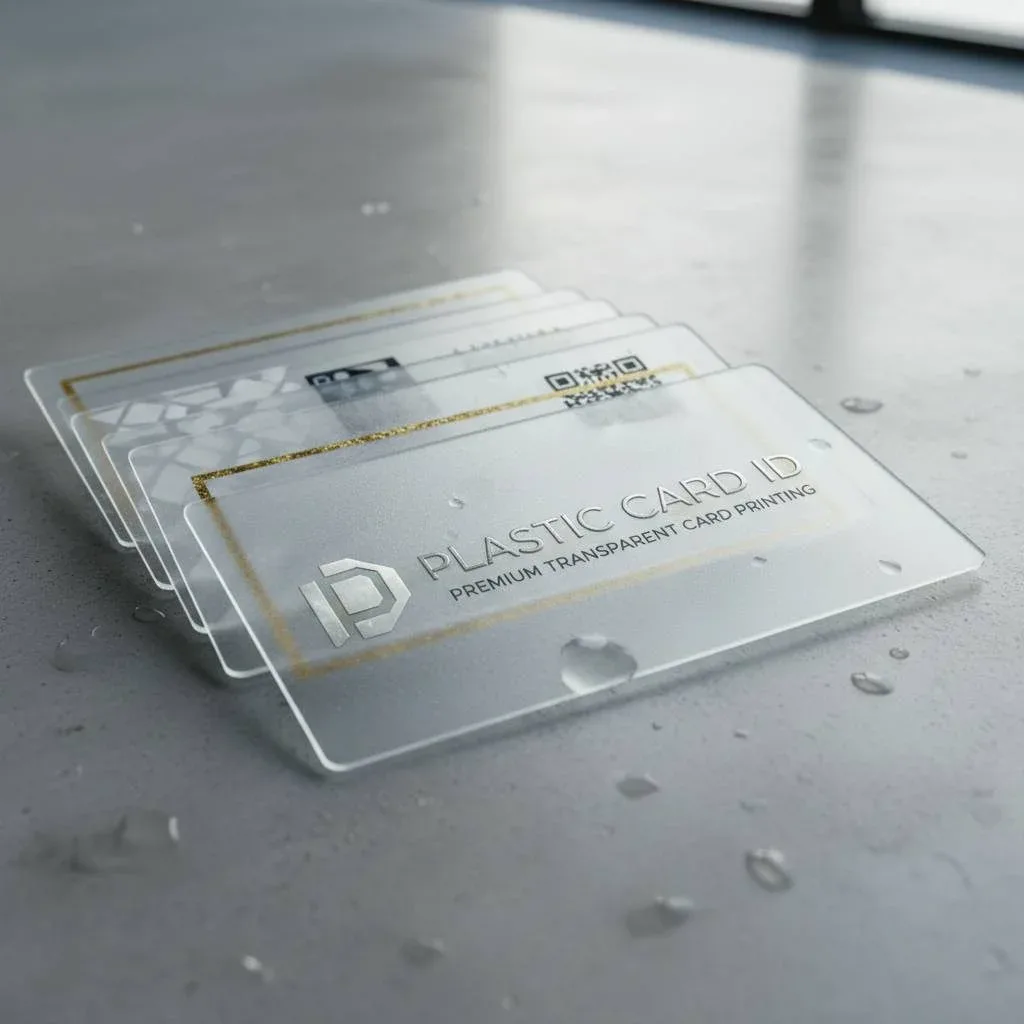 Clear Plastic Business Cards from Plastic Card ID