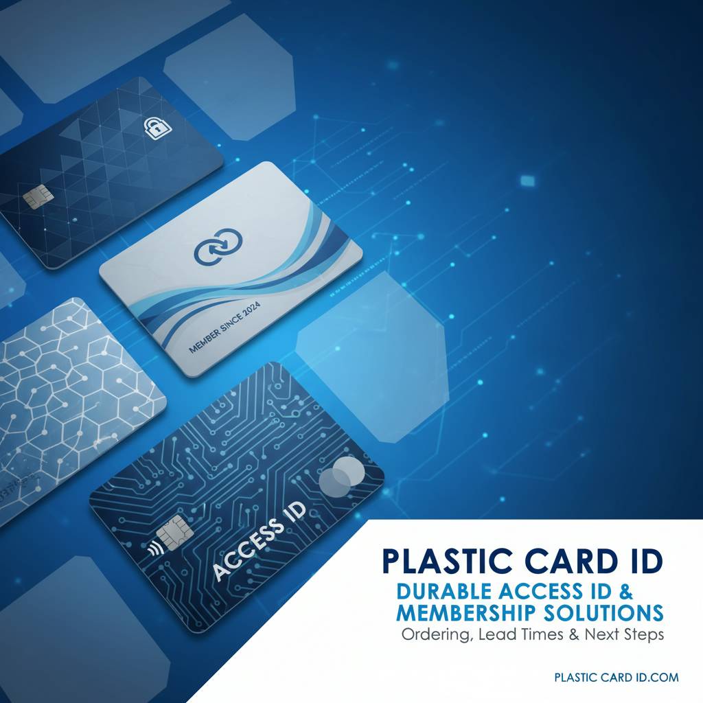 Ordering, Lead Times, and Next Steps with Plastic Card ID