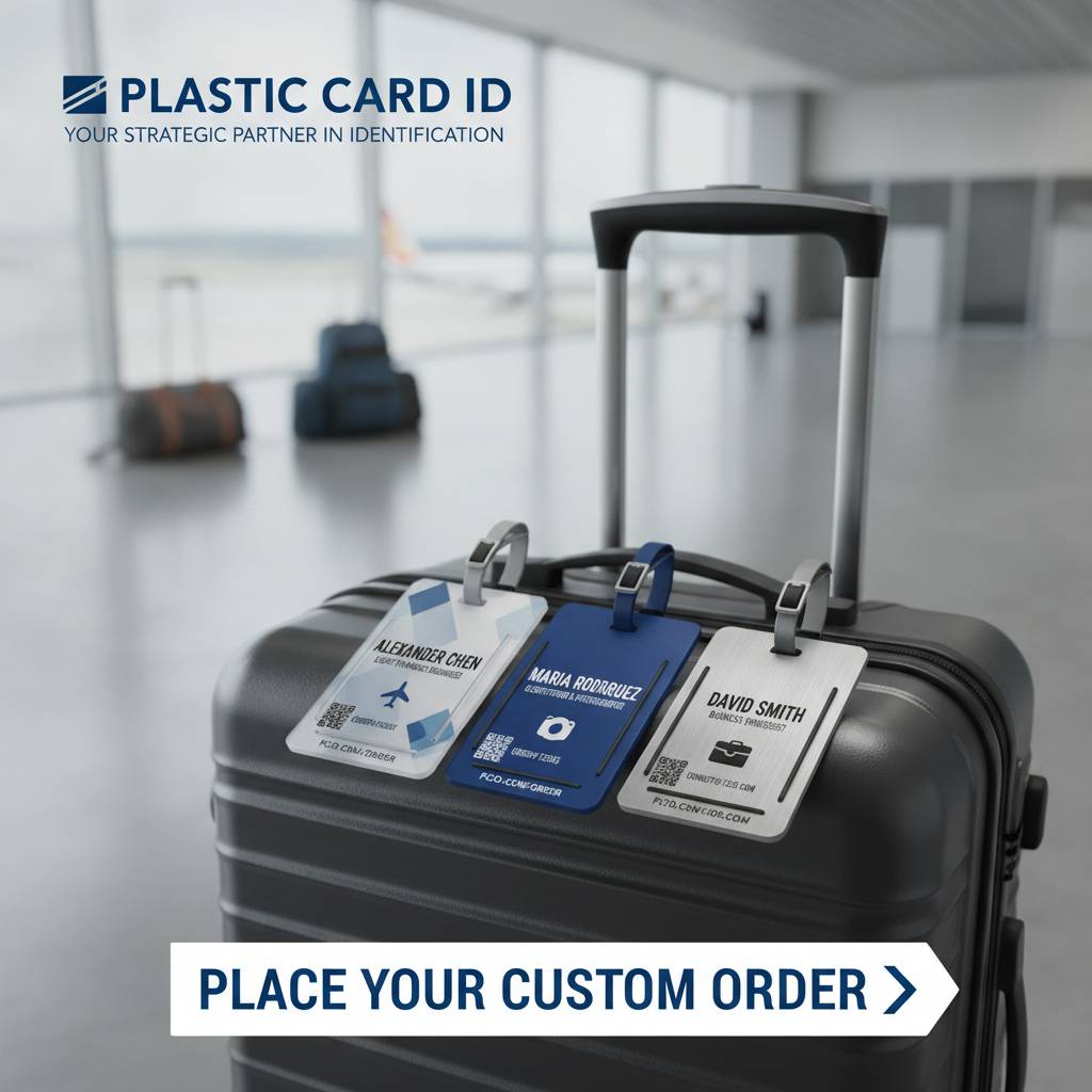 How to Place Your Custom Luggage Tag Order with Plastic Card ID