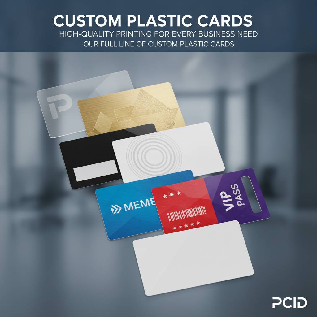 Our Full Line of Custom Plastic Cards