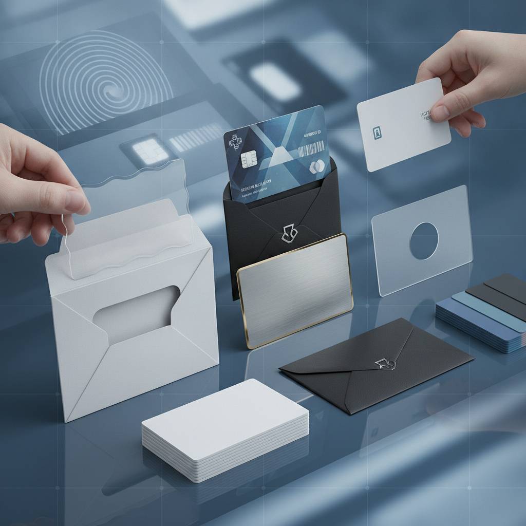 Specialty Cards: Clear, Custom Shapes, and Luxury Metal Options