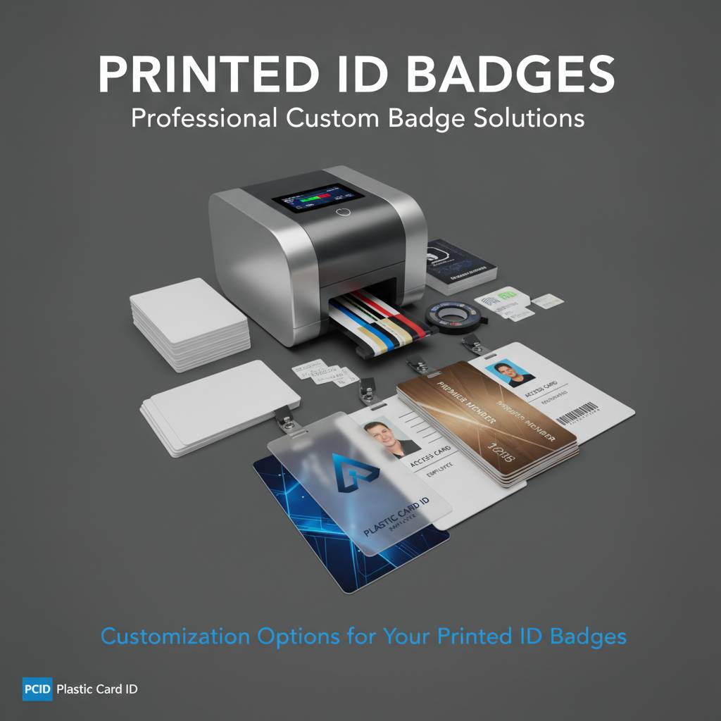 Customization Options for Your Printed ID Badges