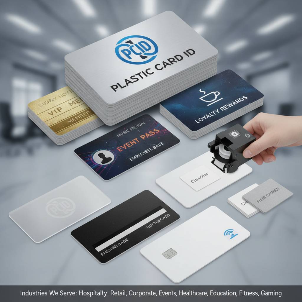 Industries We Serve With Custom Plastic Cards With Logo